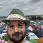 Shimmering at Glastonbury on sea